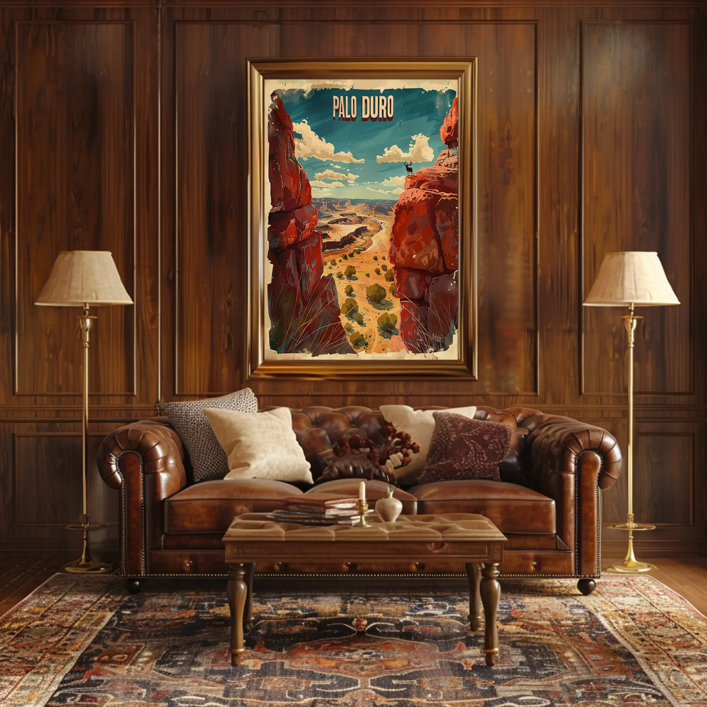 Palo Duro Canyon Texas Landscape Travel Poster