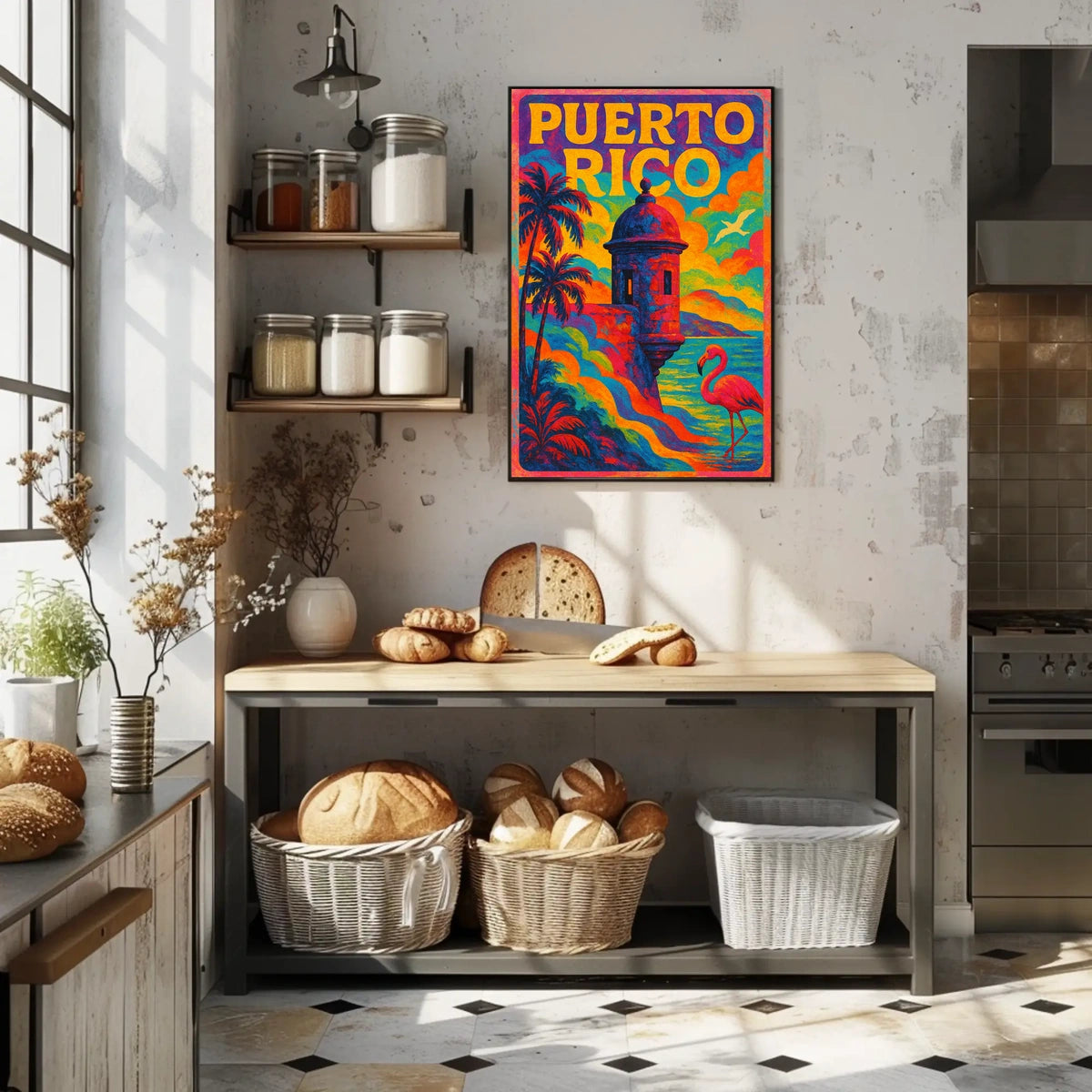 Vibrant Puerto Rico Poster