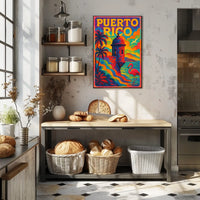 Vibrant Puerto Rico Poster