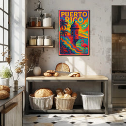 Vibrant Puerto Rico Poster