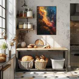 Ethereal Cosmic Nebula Photorealistic Space or Astronomy Poster PosterGoat
