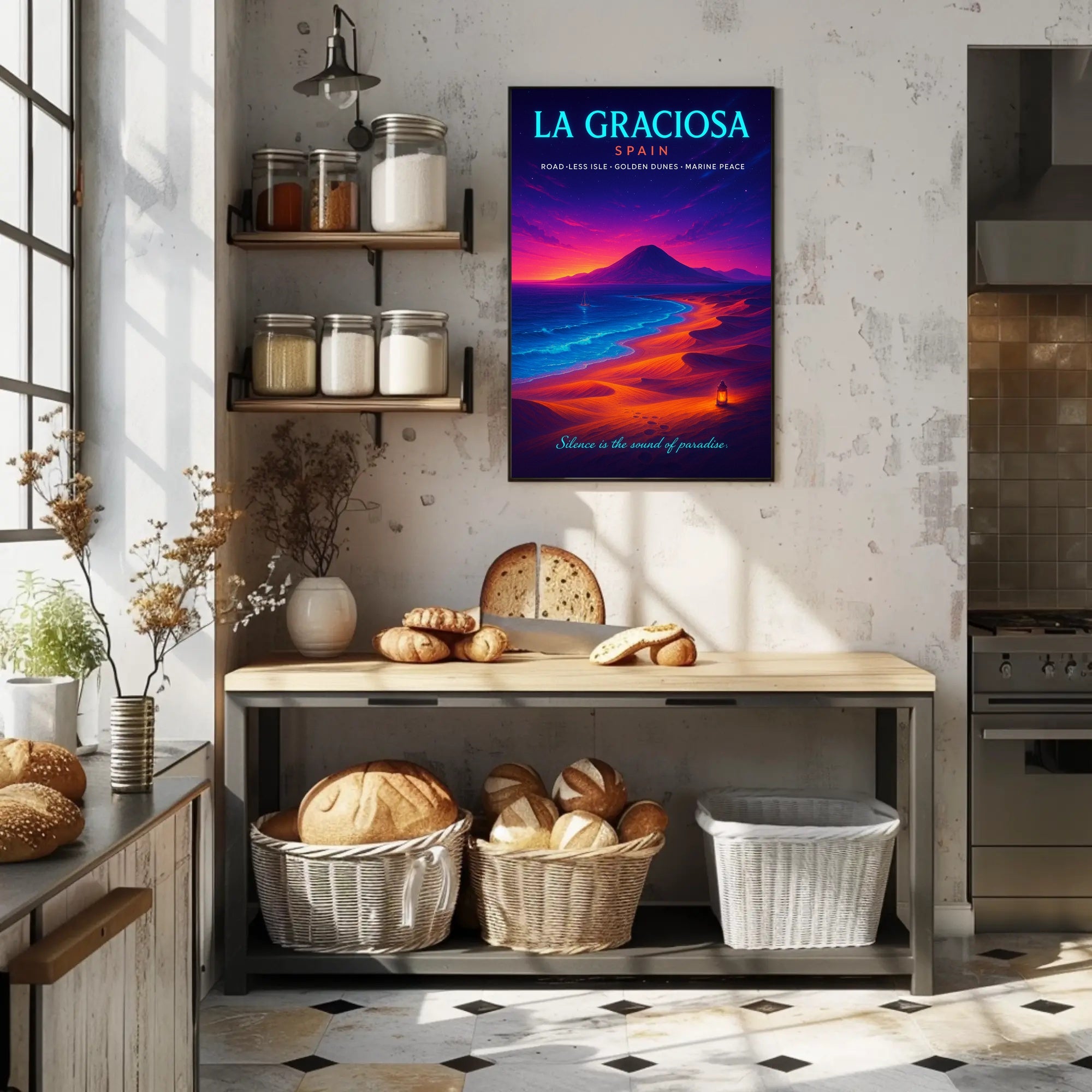 La Graciosa Twilight, Travel Escape Poster