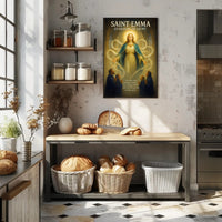 Saint Emma Guardian of Light Poster PosterGoat