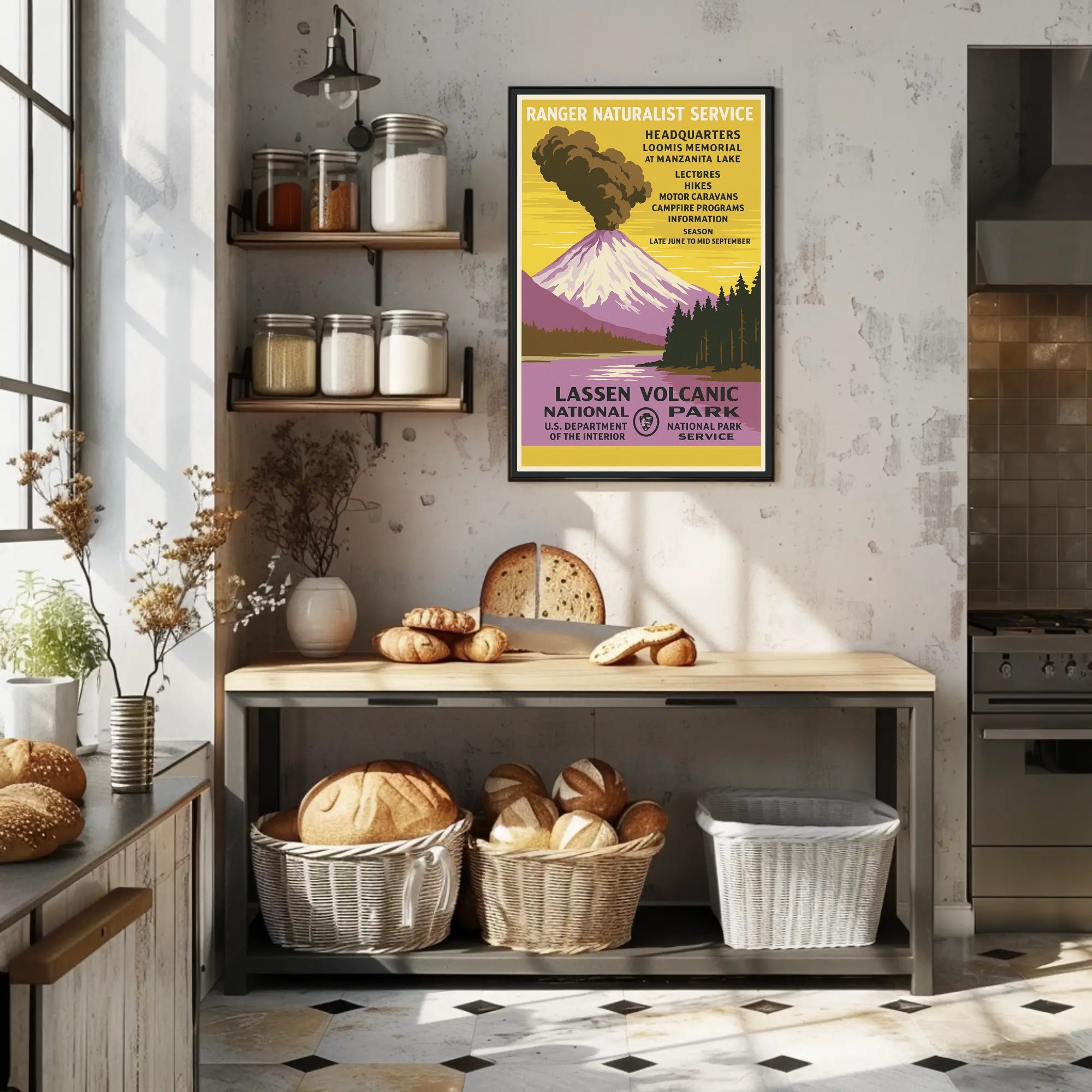 Explore Lassen Volcanic National Park Poster PosterGoat