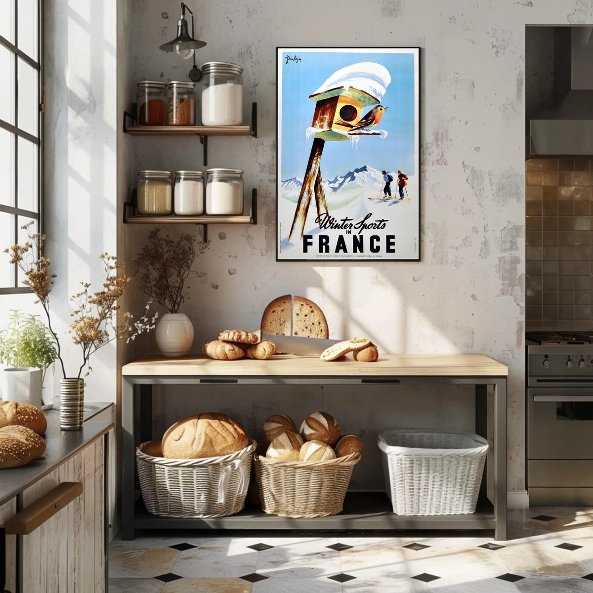 Winter Sports In France Poster