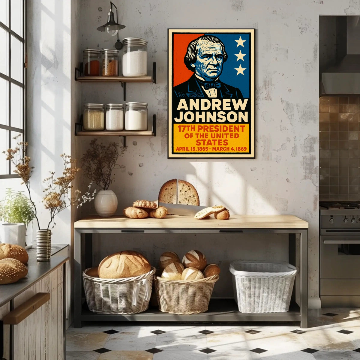 Andrew Johnson 17th President Poster