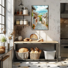 Albania Gjirokaster Historic Stone Streetspng Poster