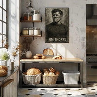 Jim Thorpe Portrait Poster