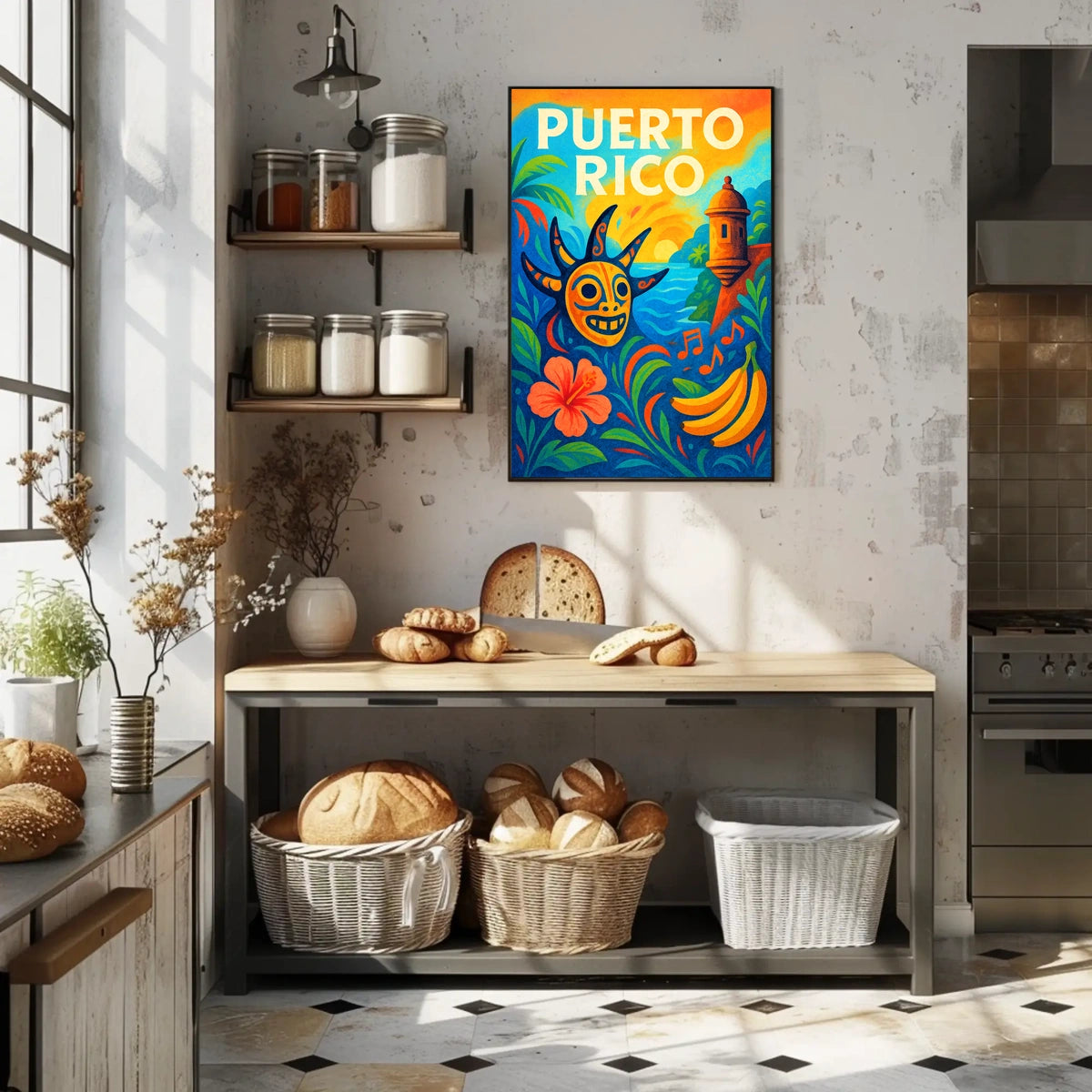 Vibrant Puerto Rico Poster