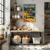 National Indoor Track Skating Poster