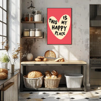THIS IS MY HAPPY PLACE Motivational or Quote Poster PosterGoat