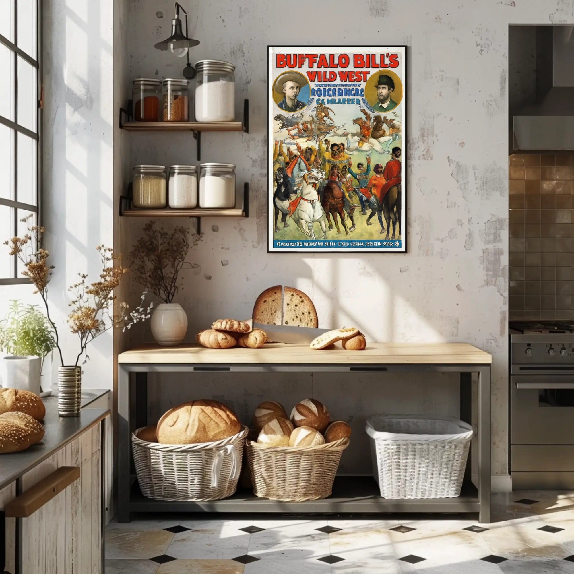 Buffalo Bill's Wild West Vintage Heritage Poster Print PosterGoat