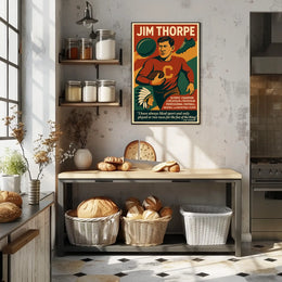 Celebrating Jim Thorpe A Multifaceted Sports Legend Poster