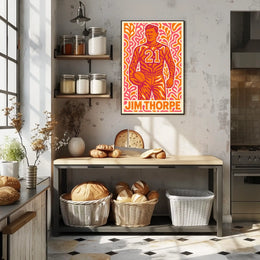 Jim Thorpe Legendary Athlete Poster