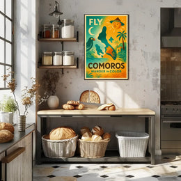 Tropical Adventure Awaits Comoros Travel Poster PosterGoat