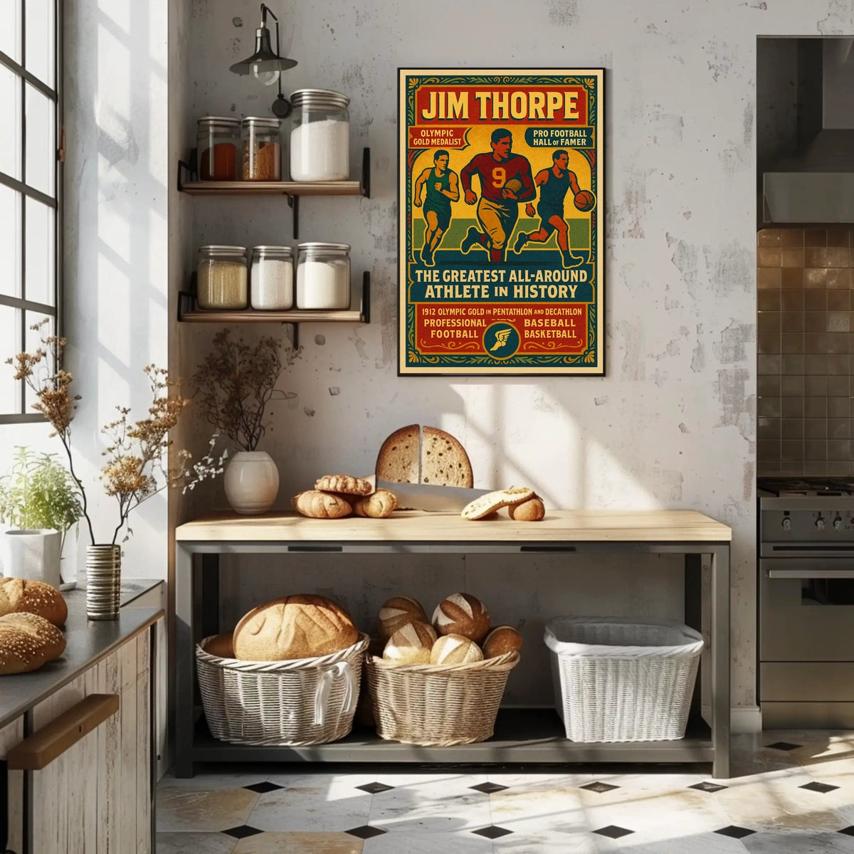Celebrating an Athletic Legend Poster