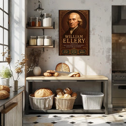 William Ellery Historical Figure Poster
