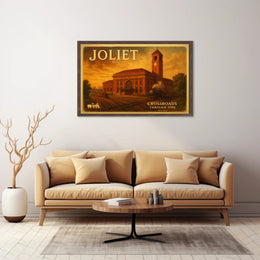 Joliet Travel Poster Crossroads Through Time