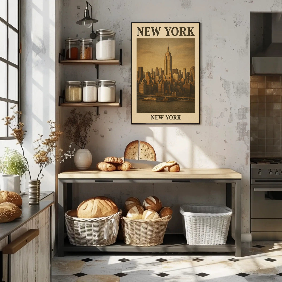New York City Skyline Poster