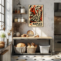 Naples Florida Artistic Expression Poster Wall Art Decor