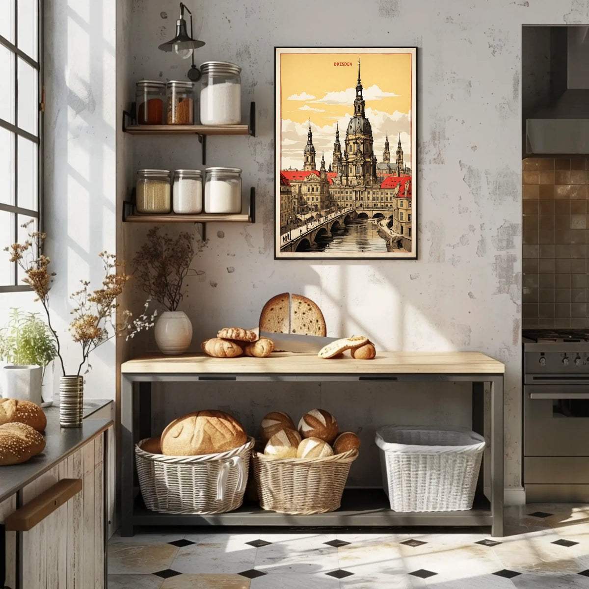 Dresden Architectural Elegance Poster