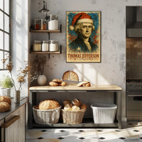 Thomas Jefferson 3rd President of the United States Christmas SeriesPoster
