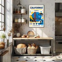 California The Golden State Poster
