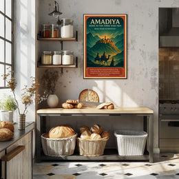 Amadiya Home to the Three Wise Men Poster