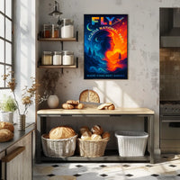 Fly to Acadia National Park Poster