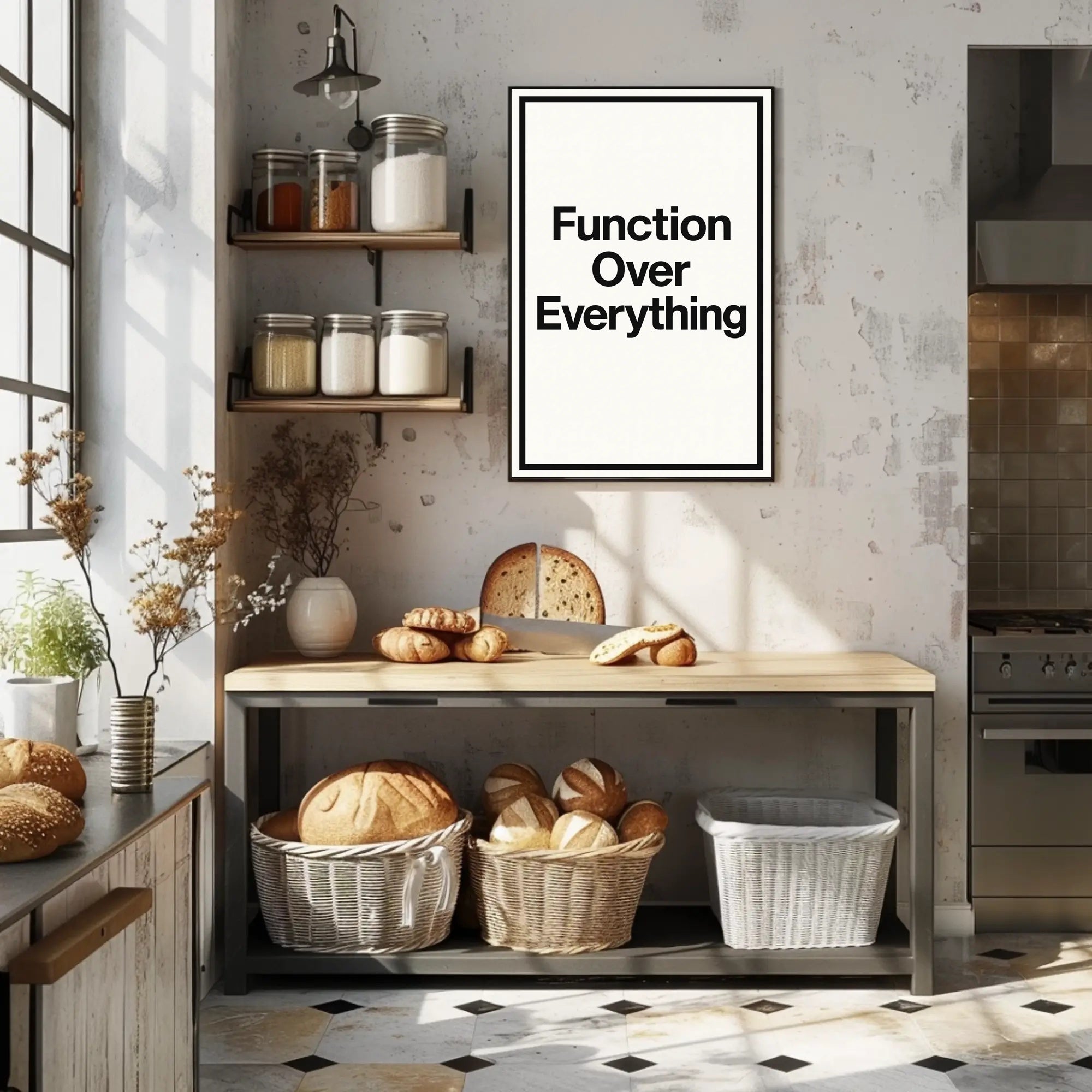 Function Over Everything Motivational or Quote Poster