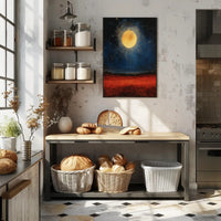 Celestial Nightscape Poster
