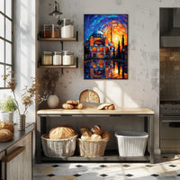 Radiant Reflections Of Architecture Poster
