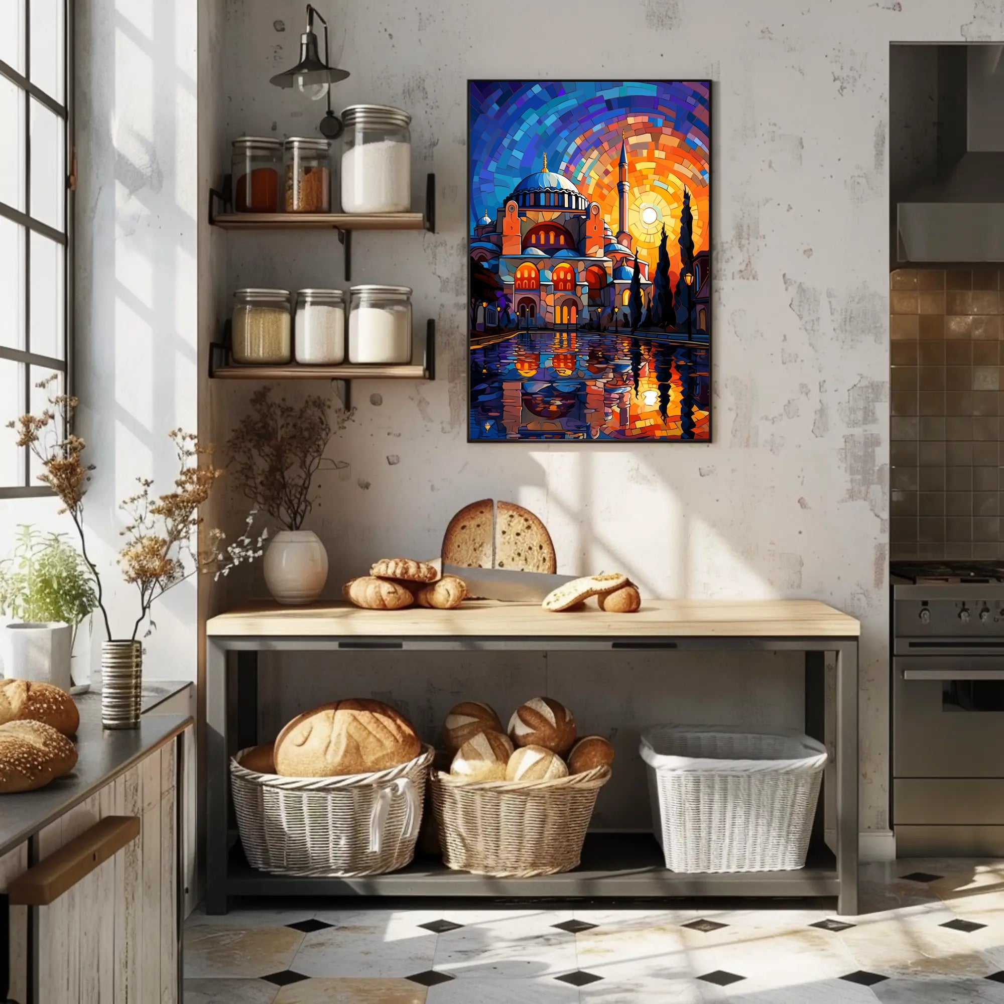 Radiant Reflections Of Architecture Poster
