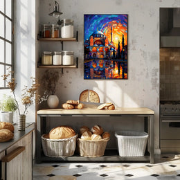 Radiant Reflections Of Architecture Poster