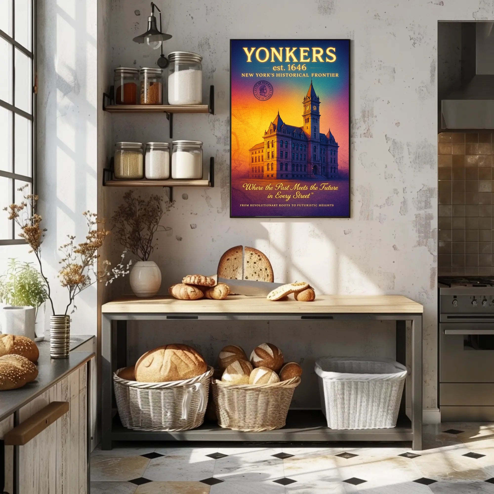 Yonkers New Yorks Historical Frontier Poster PosterGoat