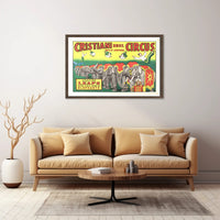 Cristiani Bros. Wild-Animal Circus Poster