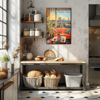 Cozy Houston Living Room View Poster
