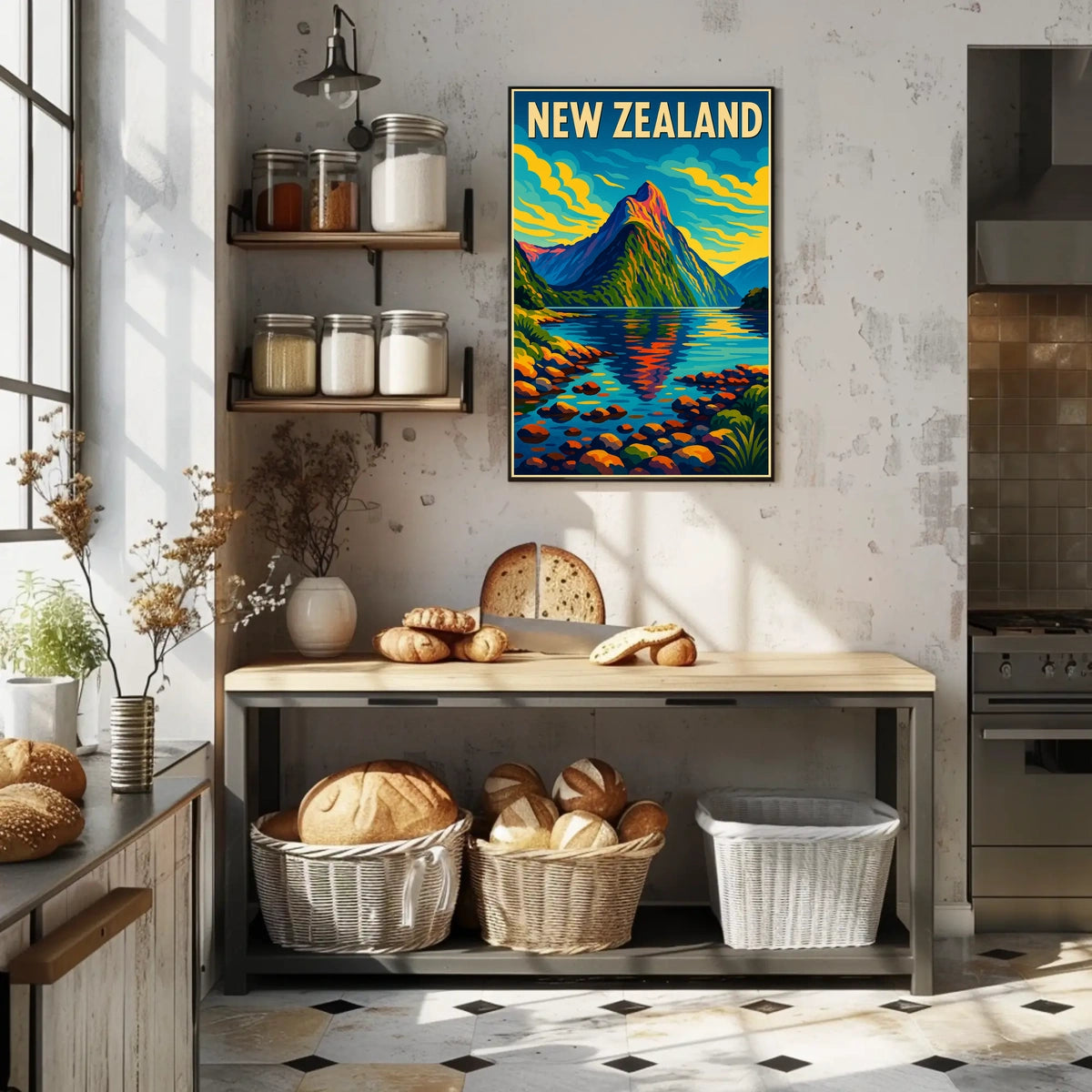 New Zealand Landscape Poster