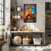 George H. W. Bush 41st President Poster PosterGoat