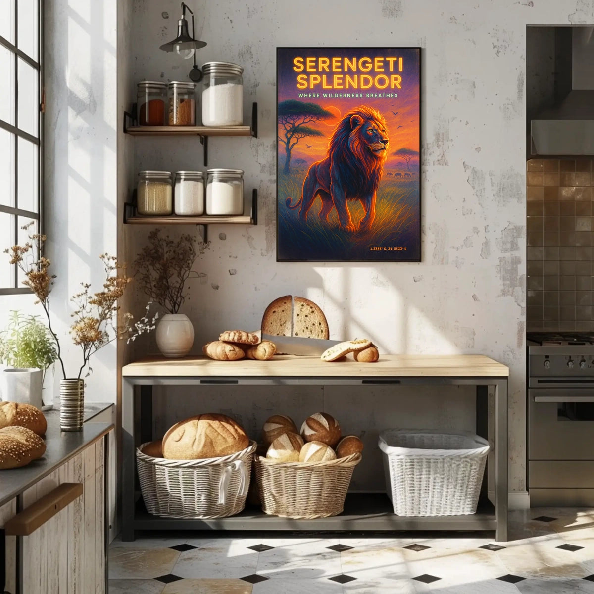 Serengeti Splendor Poster