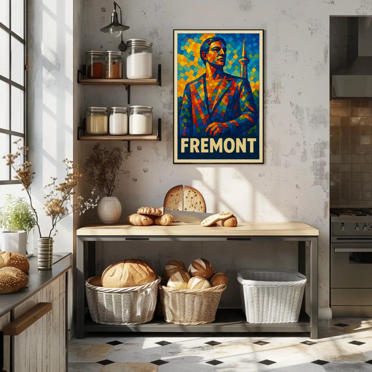 Fremont Mosaic Poster