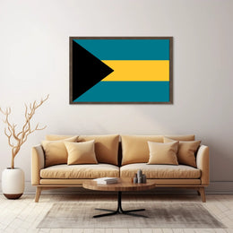 Bahamas Flag Poster