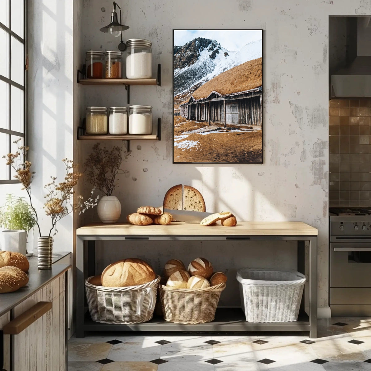 Rustic Mountain Retreat Poster