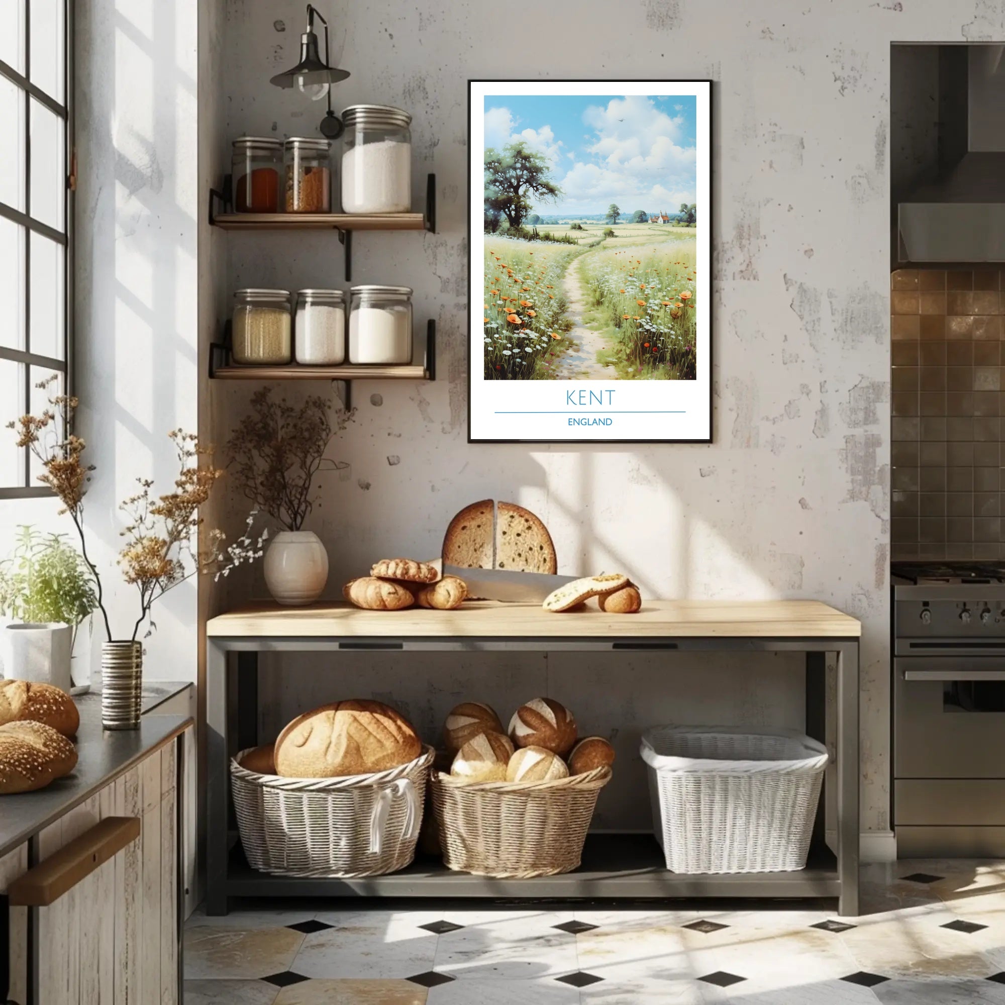 Scenic Kent Landscape Poster