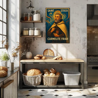 Saint Simon Stock Carmelite Friar Poster