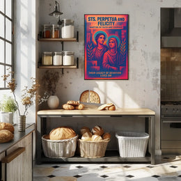 Saints Perpetua And Felicity Martyrs Poster