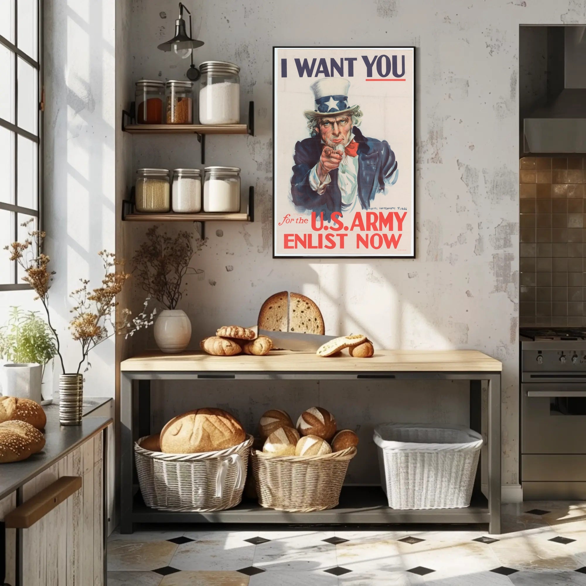 I Want You for the U.S. Army Poster PosterGoat