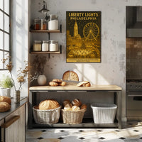 Liberty Lights Philadelphia Christmas Poster