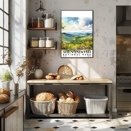 Shenandoah Watercolor Wall Art Poster