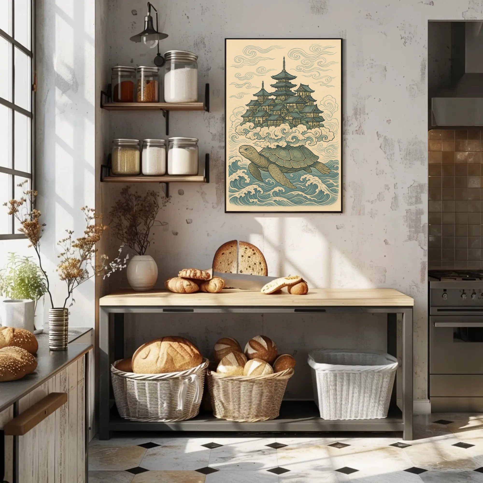 Harmony Under Ancient Skies: Fantasy or Mythology Poster
